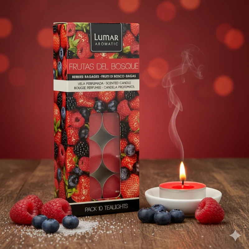 Bougie fruit rouge